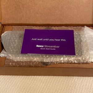 Roku Streambar/ 4k/HD/ with Voice Remote
